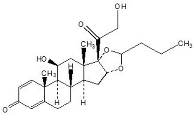 Budesonide Structural Formula (Image 01)