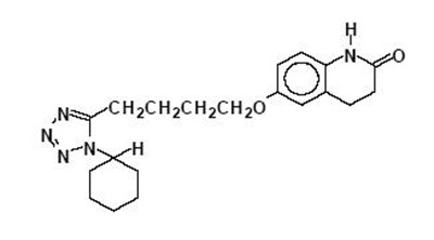 Chemical Structure for Cilostazol - image 1