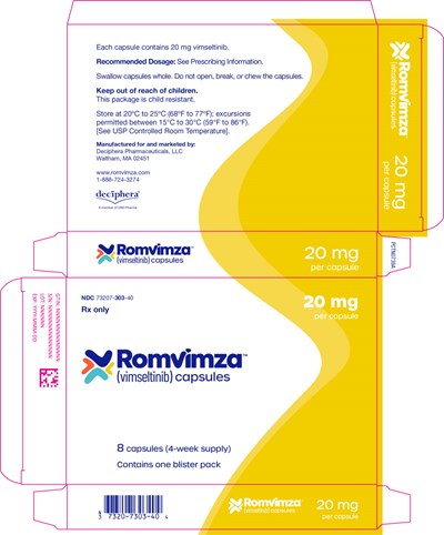 rom04-0001-04.jpg Principal Display Panel – 20 mg Carton Label - rom04 0001 04
