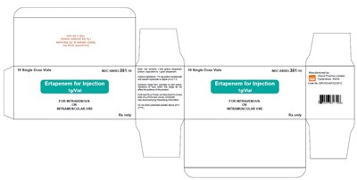 Ertapenem Spl Carton Label