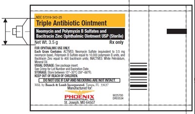 Triple Antibiotic Ointment (preprinted Tube, 3.5 Gram (Phoenix))