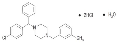 Chemical Structure (Meclazine Str)