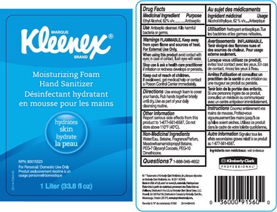 kleenex-01.jpg Principal Display Panel - 1 Liter Container Label - kleenex 01
