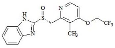 Chemical Structure - dexlansoprazole 01