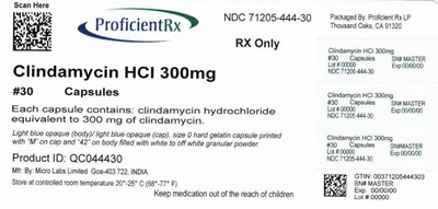 71205-444-30 - clindamycinhcl300mglabel