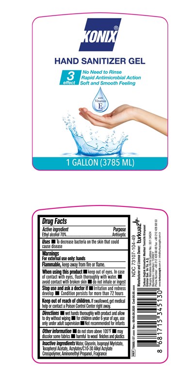 Konix Sanitizer 3785ml