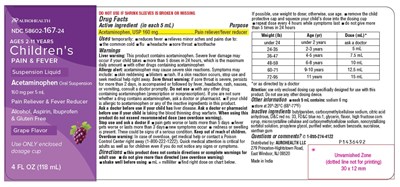 Package Label-principal Display Panel 4 Fl Oz (118 mL) Container Label (Aurophen Fig1)