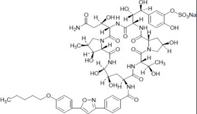 mic18-0000-01.jpg Chemical Structure of Micafungin Sodium - mic18 0000 01