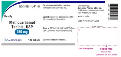 methocarbamol-fig1.jpg PACKAGE LABEL-PRINCIPAL DISPLAY PANEL - 750 mg (100 Tablets Bottle) - methocarbamol fig1