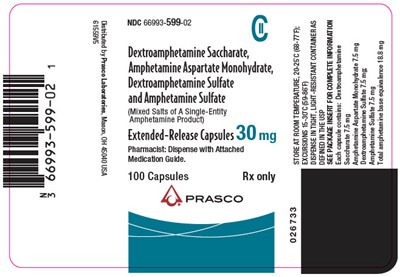 adderall-07.jpg PRINCIPAL DISPLAY PANEL - 30 mg Capsule Bottle Label - adderall 07