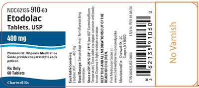 etodolac-tabs-400mg-bottle-label.jpg image description - etodolac tabs 400mg bottle label