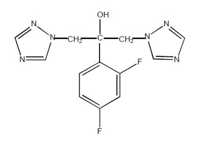 image description - fluconazole tablets structure