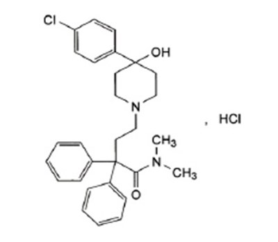 Loperamide Hydrochloride Structural Formula (Structure0001)