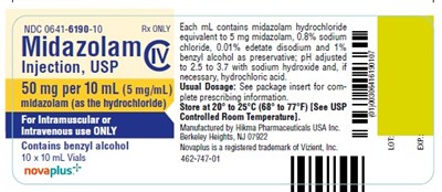 midazolam-injection---novaplus-5.jpg 10 x 10 mL vials shelfpack label - Novaplus - midazolam injection novaplus 5