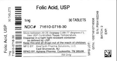 Bottle Label 1 mg (71610 0716 30)