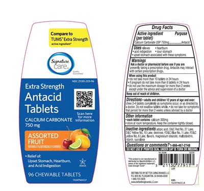 Extra Strength Antacid Assorted Fruit 96 Chewable Tablets (102af96pvlflb)