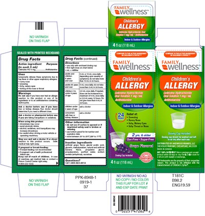 cetirizine-01.jpg PRINCIPAL DISPLAY PANEL - 120 mL Bottle Carton - cetirizine 01