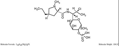 structural formula - clindamycin solution gel lotion 01