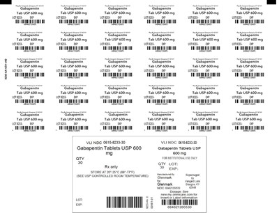 gabapentin-tabs-600-mg-10.jpg Principal Display Panel Gabapentin Tabs 600 mg Unit-Dose - gabapentin tabs 600 mg 10