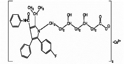 Chemical Structure (Atorvastatin Calcium Tablets   Sandoz 1)