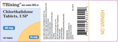 Chlorthalidone Tablets 25mg 100ct