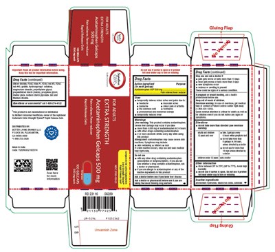 PACKAGE LABEL-PRINCIPAL DISPLAY PANEL 500 mg (24 Gelcaps Container Carton) - acetaminophen fig2