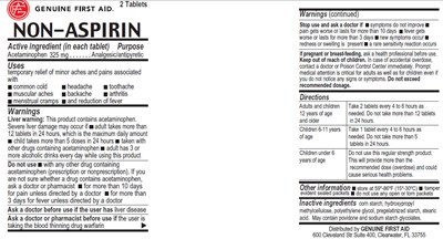 Non Aspirin - Non Aspirin