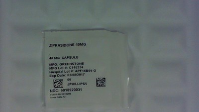 6918920031.jpg Ziprasidone 40 mg capsule - 6918920031