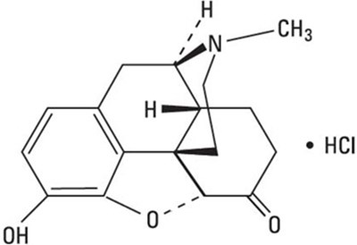 Chemical Structure - hydromorphone 01