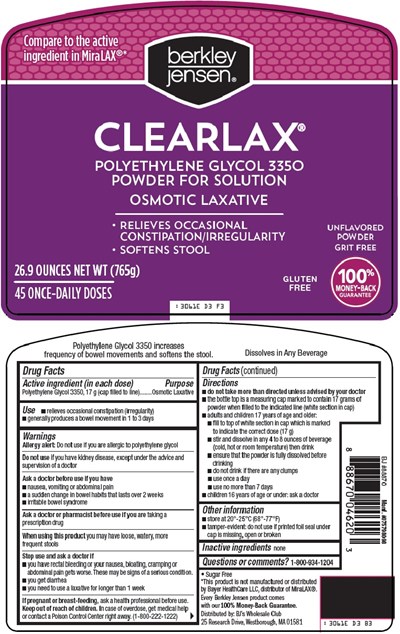 Berkley And Jensen Clearlax Image 1 (Image 01)