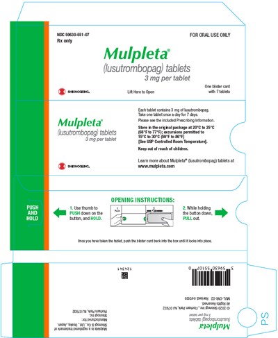 Principal Display Panel (3 mg Tablet Blister Card Carton)