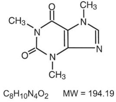 Caffeine Chemical Structure (But Ace Caff Str3)