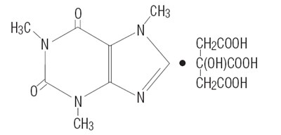 Structural Formula (Cafcit Caffeine Citrate Injection 1)