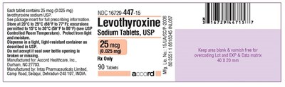 Label-25-mcg-90-tab (Levothyroxine 25 Mcg 90 Tab)