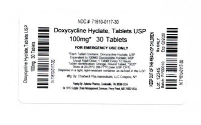 Bottle Label 100 mg - 71610 0117 30