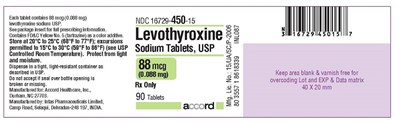 Label-88-mcg-90-tab (Levothyroxine 88 Mcg 90 Tab)