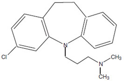 clomipramine-01.jpg Chemical Structure - clomipramine 01
