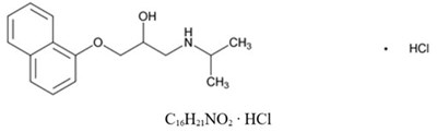 Propranolol Hydrochloride, Usp Chemical Structure (Propranolol 1)
