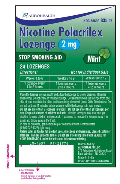 Package Label.principal Display Panel (2 mg (24 Lozenges, Container Label))
