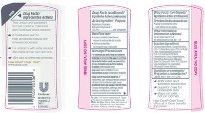 Dove Cleartone Sheer Touch 48 Pdp Back (Dovecleartonesheertouchpdpb48)