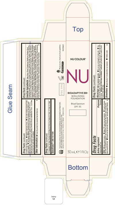 nu-colour-01.jpg PRINCIPAL DISPLAY PANEL - 30 mL Tube Carton - Ivory - nu colour 01