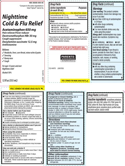 nighttime-cold-and-flu-original-liquid-12-oz-1.jpg Acetaminophen 650 mg Dextromethorphan HBr 30 mg Doxylamine succinate 12.5 mg - nighttime cold and flu original liquid 12 oz 1