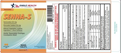Sennosides And Docusate Sodium Tablets 1000 Counts (Senna Plus Cont Label 2)