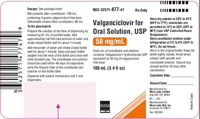 Valganciclovir-lbel.jpg (Valganciclovir Lbel)