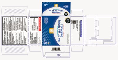 Package Label-principal Display Panel -20 mg (25 Tablets, Container Carton Label) (Famotidine 20mg Fig2)