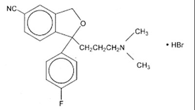 Citalopram Structural Formula (Eb7d6b15 2104 4284 A068 54df40eb34db 01)