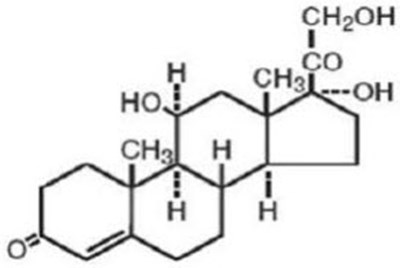 Chemical Structure (Hydrocortisone 01)