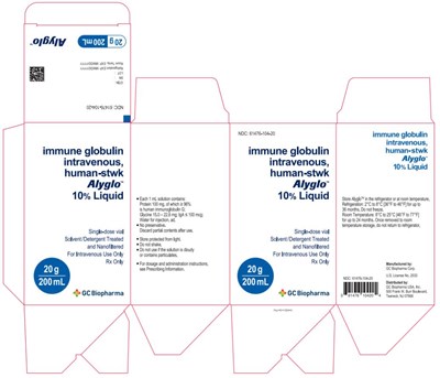 Principal Display Panelndc 61476-104-20immune Globulinintravenous,human-stwkalyglo10% Liquid (Alyglo 06)