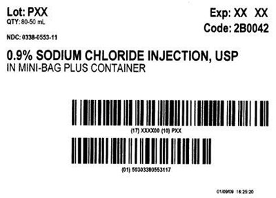 0.9% Sodium Chloride Injection USP Carton Label  NDC 0338-0553-11 - image 04