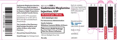 Principal Display Panel – 50 Mmol Per 100 mL Vial Label (Gad01 0000 05)